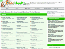 Tablet Screenshot of doorhealth.com